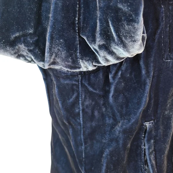 Sundance Blue Velvet Silk Blend Jacket Size Medium - Picture 12 of 15